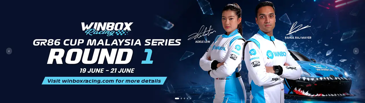Winbox Racing GR86 Cup Malaysia Series — the Winbox motorsport sponsorship